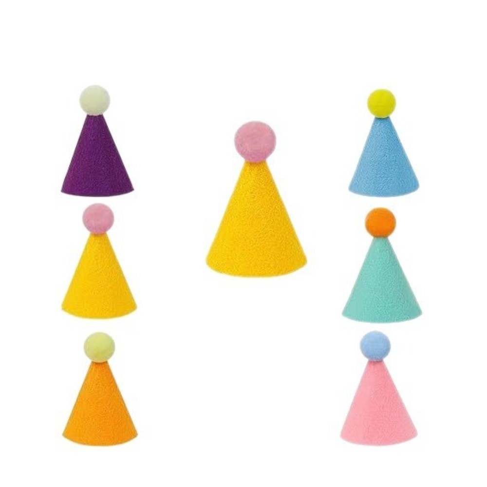 6/12pcs Cute Mini Pet Party Ha - Party Hat Cone recension och pris