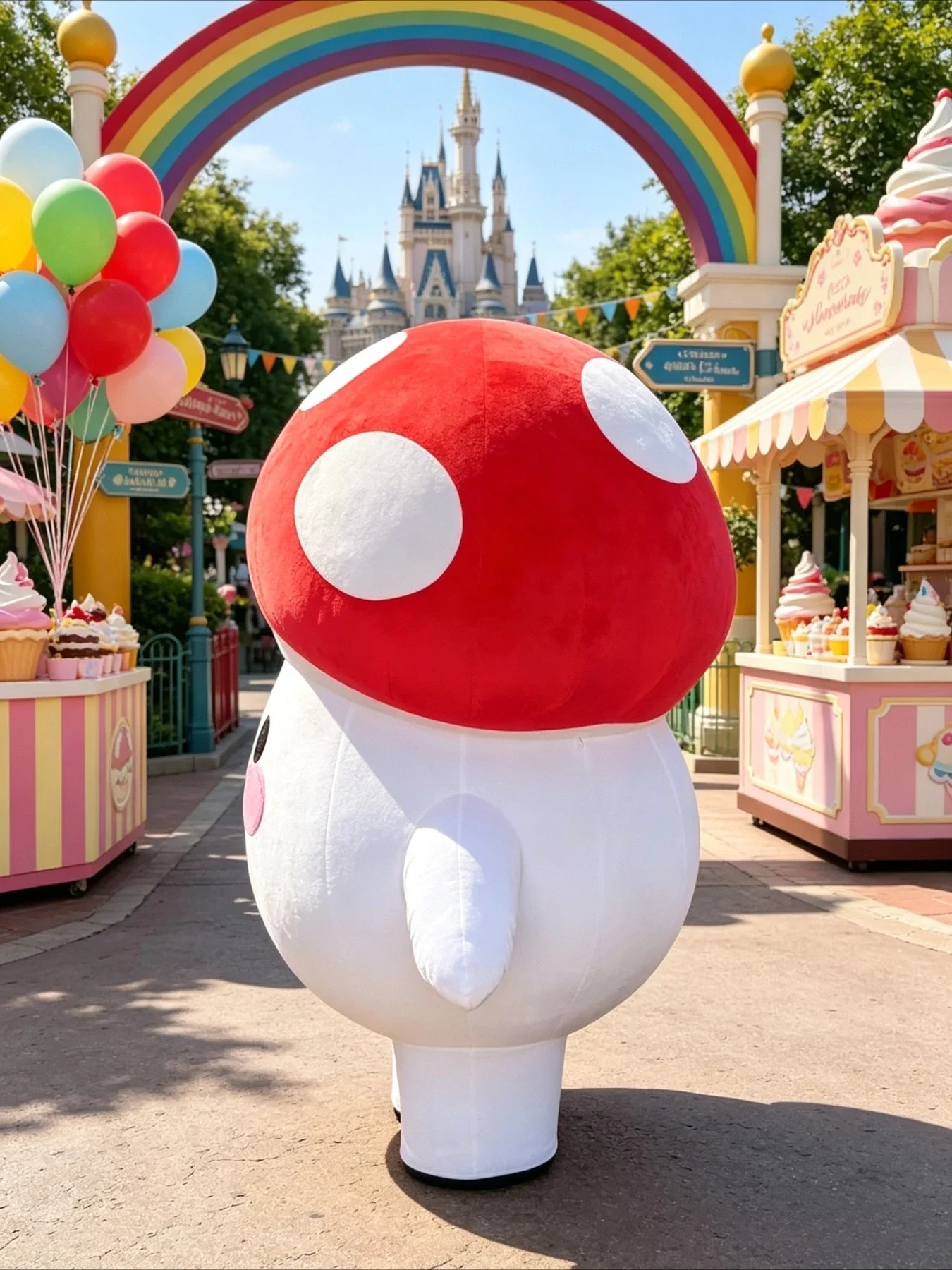 Inflatable Mushroom Mascot Cos - Event & Party Supply Photos recension och pris