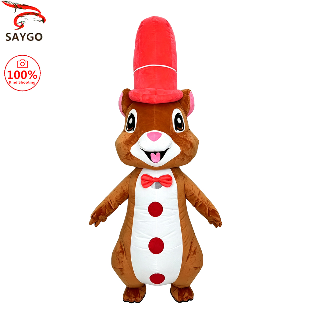 SAYGO Red Hat Squirrel Inflata - Event Party recension och pris