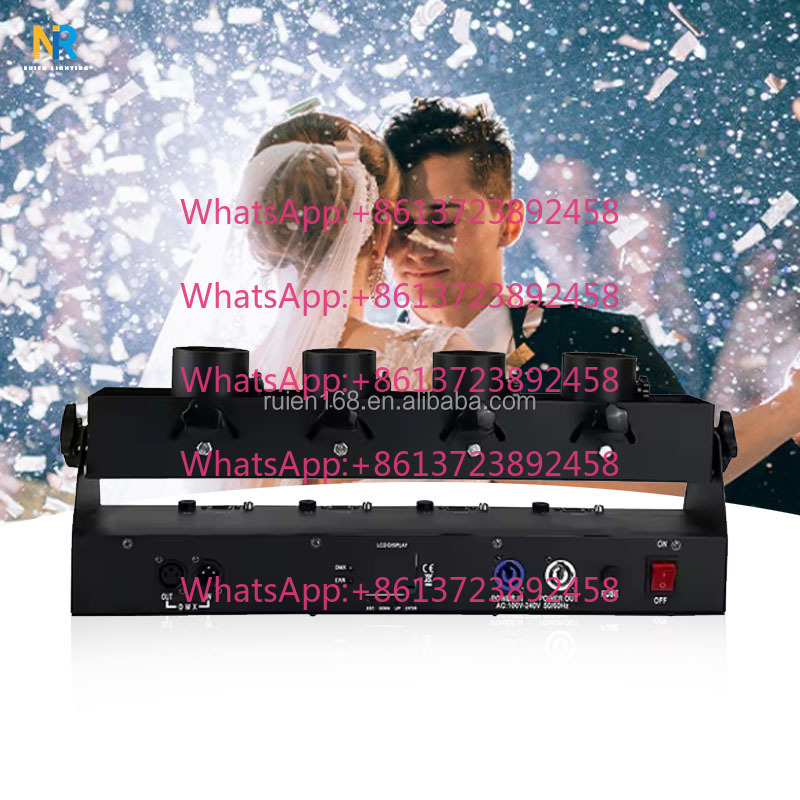 Dmx 512 Four-Tube Confetti Mac - Confetti Cannon Tube recension och pris