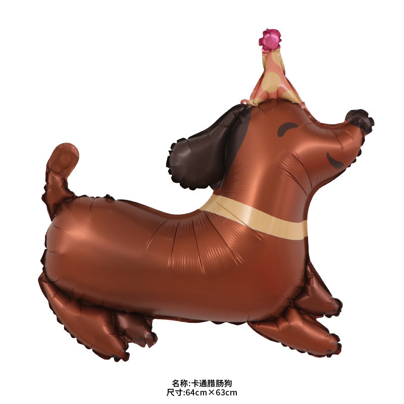 2pcs Matte Cartoon Pet Dogs Bi - Balloon Pump Hand recension och pris