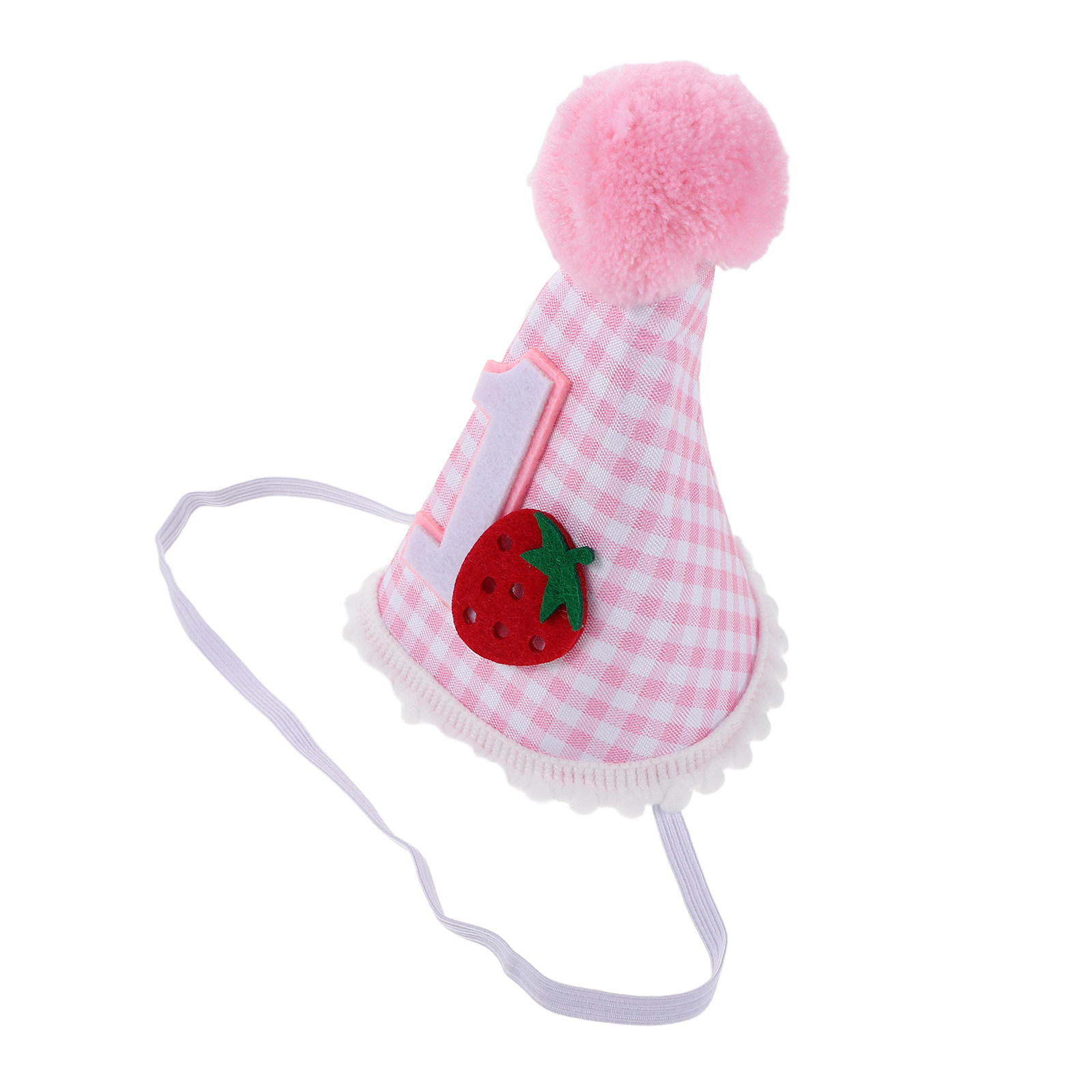 Strawberry First Birthday Hat  - Party Hat Cone recension och pris