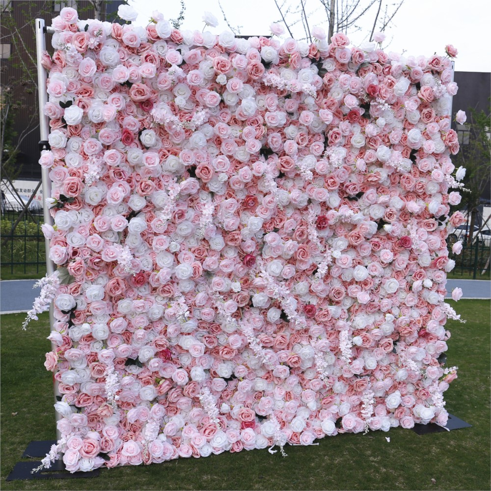 Uflower 5D Pink White Rose Clo - Flower Wall Panel recension och pris