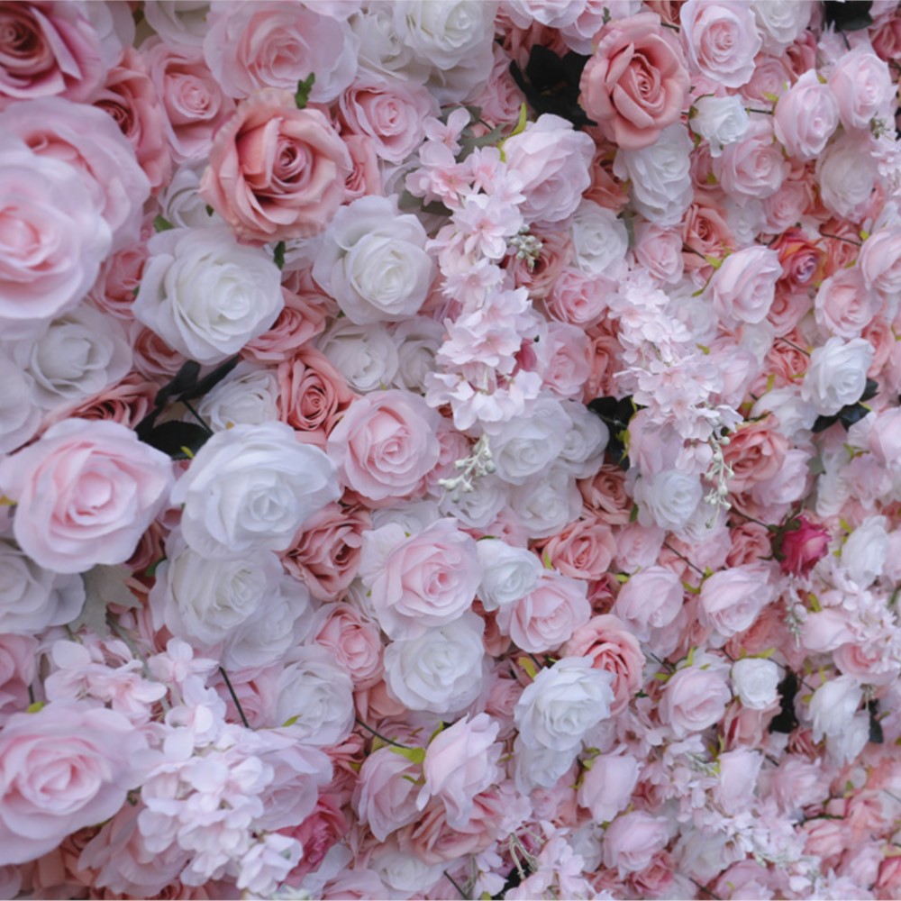 Uflower 5D Pink White Rose Clo - Flower Wall Panel recension och pris