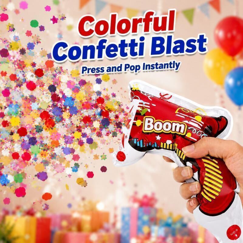 10PCS Party Popper Balloon Gun - Confetti Cannon Tube recension och pris