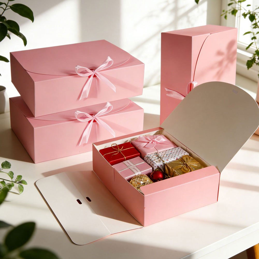 5pcs Fashionable Pink Flip Cov - Event Party Box recension och pris
