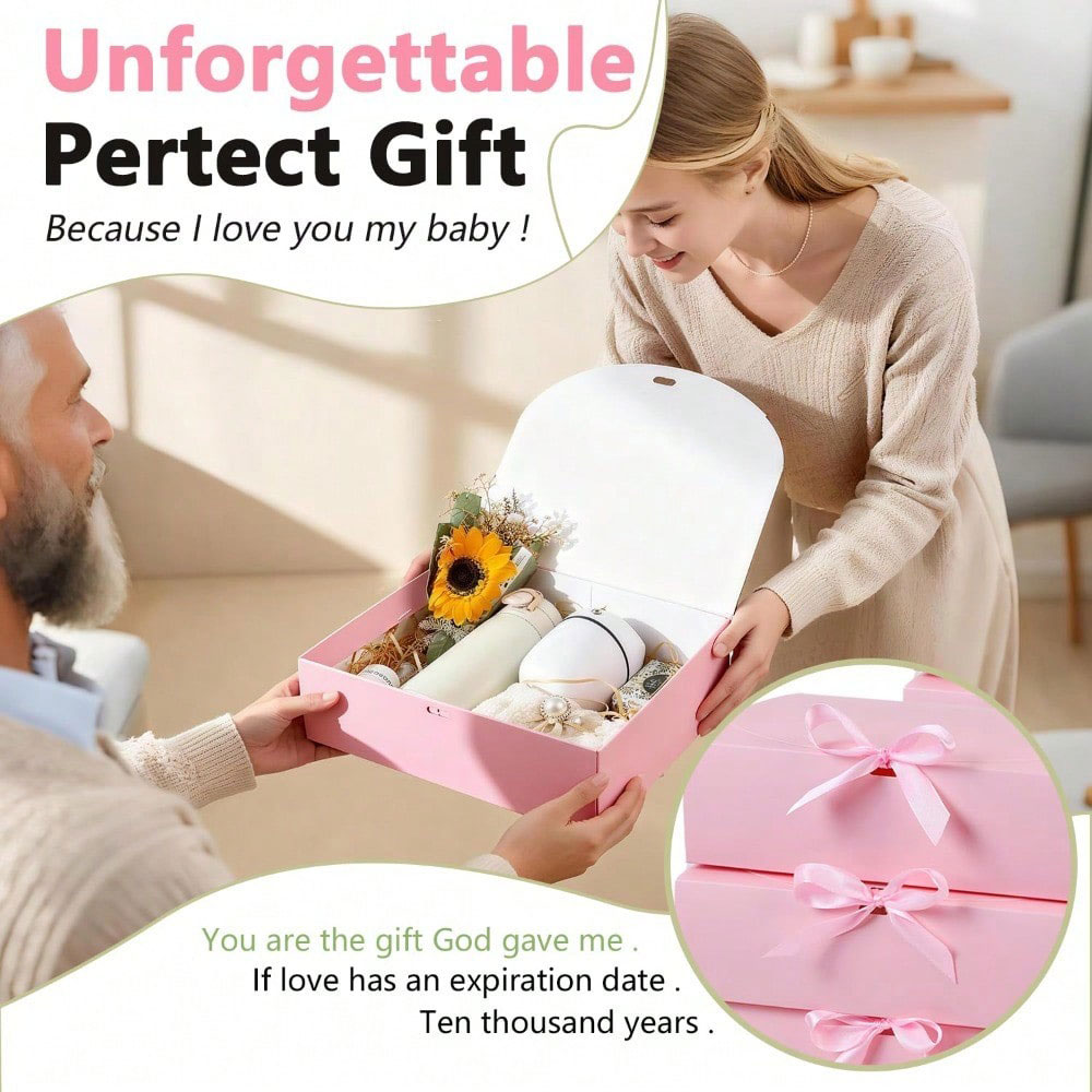 5pcs Fashionable Pink Flip Cov - Event Party Box recension och pris
