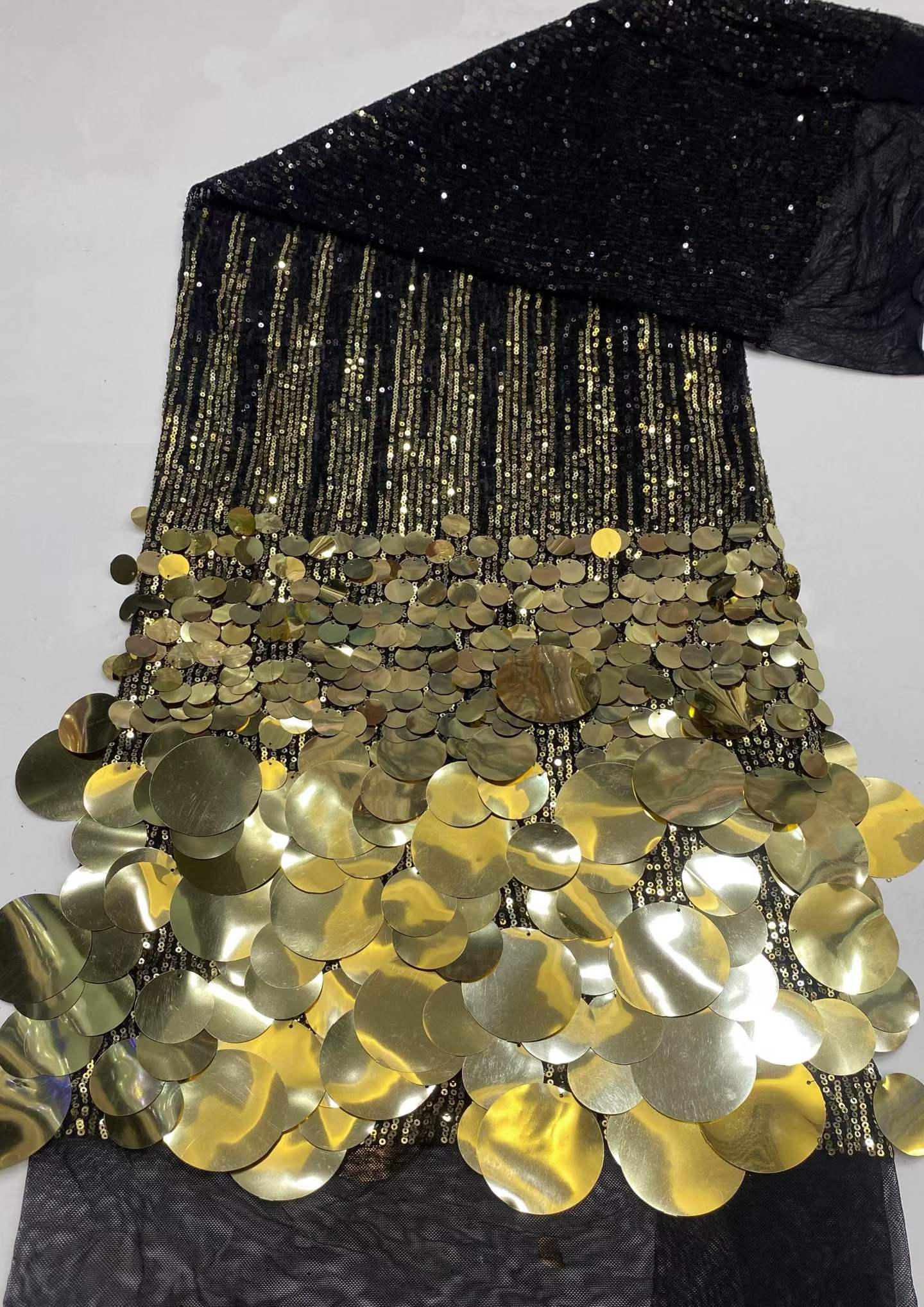 5 Yards Sequins Tulle Lace Afr - Glitter Tablecloth recension och pris