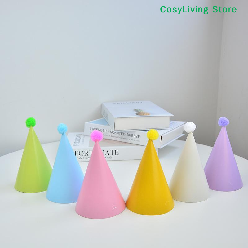 [CL]5/6/9/12Pcs Cone Birthday  - Party Hat Cone recension och pris