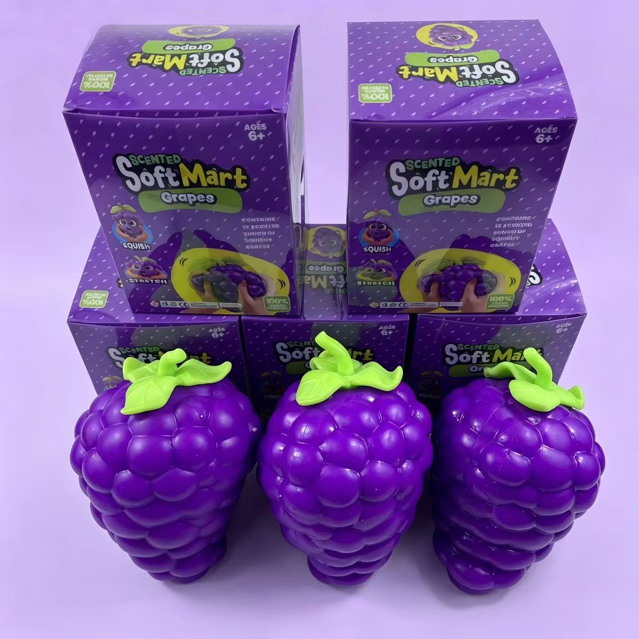 2026 Jumbo Grape Fruit Squishy - Event Party recension och pris